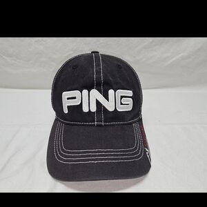 PING Black Baseball Cap
